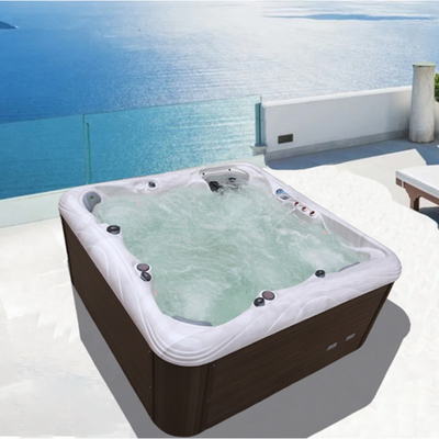 Ruang 6 orang hot tub Whirlpool Hydro pijat untuk relaksasi maksimal