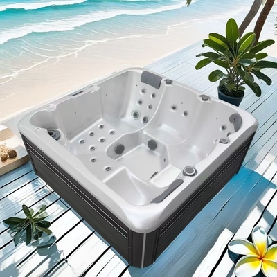 Villa Taman Luar Ruangan Whirlpool Hot Tub Acrylic Massage Spa Tub Untuk Lebih Nyaman
