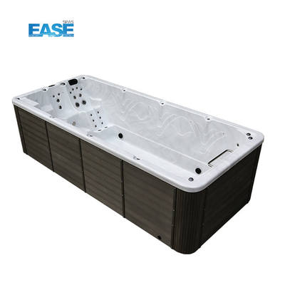 5 Meter Desain Baru Acrylic Tak Berujung Kolam Renang Outdoor Swim Spa Hot Tub