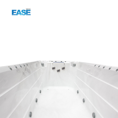 Acrylic Spa Tub Hydropool Swimspa Hot Massage Tube dengan Jet Aliran Tinggi untuk Relaksasi Spa Rumah di Luar Ruangan