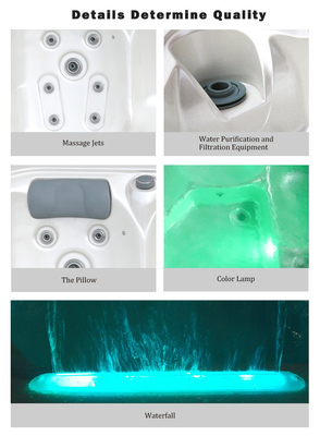 27pcs Jets 2 Lounge Outdoor Spa Hot Tub Whirlpool Pijat Hot Tub