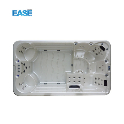 3KW Pemanas Outdoor Endless Swimming Pool Spa Dengan Sistem Balboa