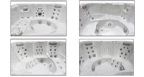 SAA Disetujui 4 Orang Hot Tub Balboa Control System Dengan Pompa Pijat Akrilik