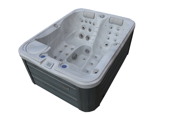 E-372D Acrylic Whirlpool Massage Outdoor Spa Tub Balboa Swim Spa untuk 3 Orang