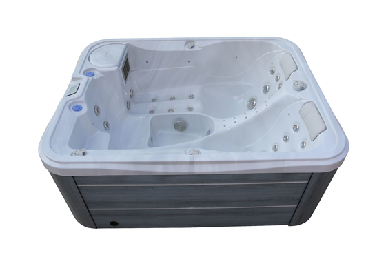 E-372D Acrylic Whirlpool Massage Outdoor Spa Tub Balboa Swim Spa untuk 3 Orang
