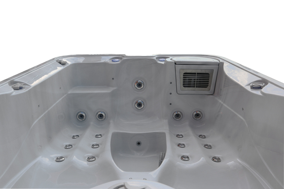 E-372D Acrylic Whirlpool Massage Outdoor Spa Tub Balboa Swim Spa untuk 3 Orang