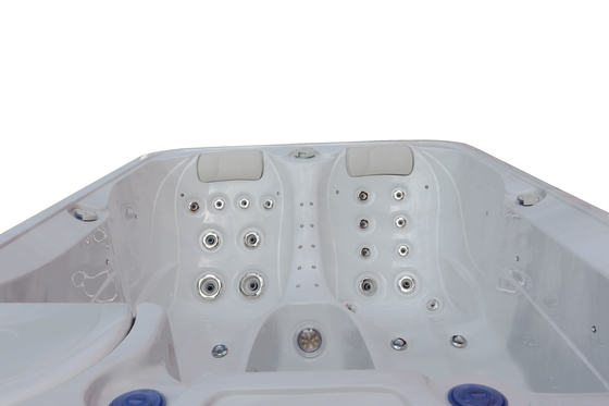 E-372D Acrylic Whirlpool Massage Outdoor Spa Tub Balboa Swim Spa untuk 3 Orang