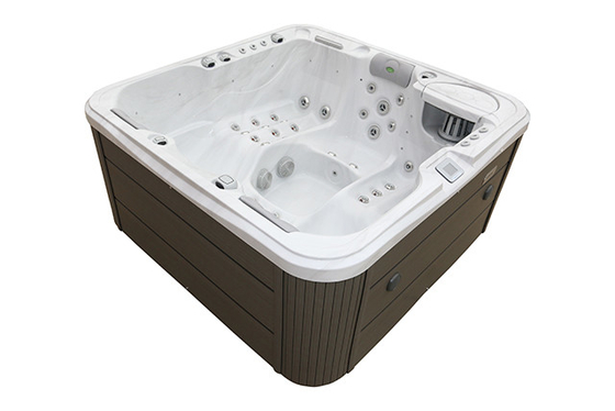 Hidroterapi Dan Pijat Whirlpool Spa Bak Air Panas Luar Ruang Jacuzzi Hot Tub Freestanding Spa Pool