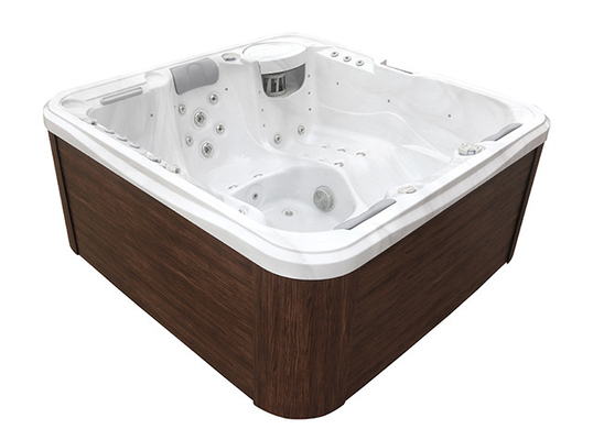 Hidroterapi Dan Pijat Whirlpool Spa Bak Air Panas Luar Ruang Jacuzzi Hot Tub Freestanding Spa Pool