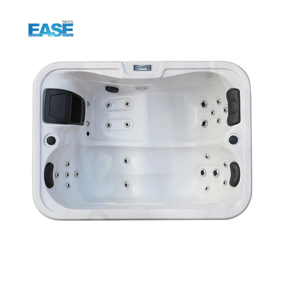 Kompak 2 Orang Outdoor Hot Tub Akrilik 2180 × 1090 × 830mm