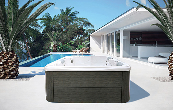 4 Orang Outdoor Whirlpool Spa Taman Portable Pijat Bathtub Desain