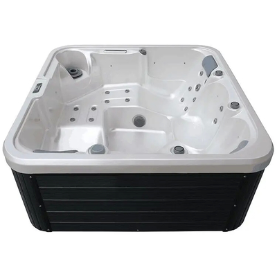Relaksasi dan Menikmati Hot Tub persegi panjang Dengan 1pc Ozone Generator 1pc Filter 1pc Di bawah Air Cahaya Untuk Keluarga