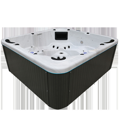 Self-standing Smart 5 orang hot tub Dengan aliran tinggi jet / WiFi / Bluetooth Speaker Dan Balboa System