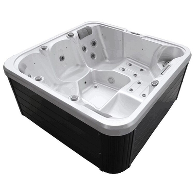 Jacuzzi Ruang Spa Terbuka dengan Hidroterapi Whirlpool Hot Tub Untuk 5 Orang Pijat Mewah Untuk Villa