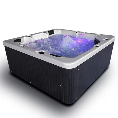 Jacuzzi Ruang Spa Terbuka dengan Hidroterapi Whirlpool Hot Tub Untuk 5 Orang Pijat Mewah Untuk Villa