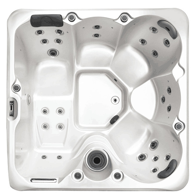 Bak air panas luar mewah untuk 5 orang dengan Whirlpool Pijat Bak mandi akrilik dengan speaker Bluetooth