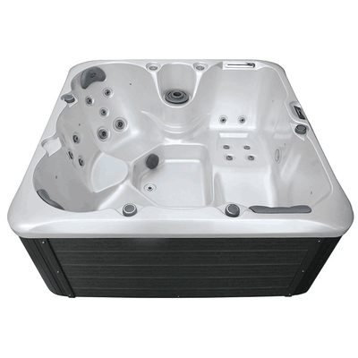 Bak air panas luar mewah untuk 5 orang dengan Whirlpool Pijat Bak mandi akrilik dengan speaker Bluetooth