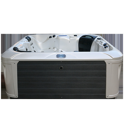 Taman 5 Tempat Ruang Mandi Spa Ruang Mandi Luar Ruang Whirlpool Hot Tub Acrylic Freestanding Spa Tub Untuk Villa