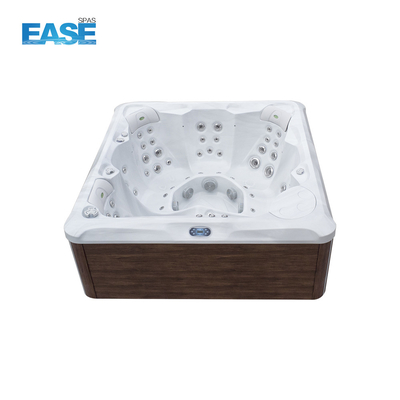 Hydro pijat bak mandi luar Panas dan kolam renang Jet Romantis Whirlpool Hot Tub