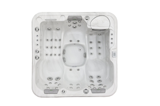 Acrylic Pressure Relief Bathtub Whirlpool Spa Tub dengan Lampu LED