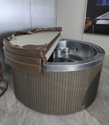 Standing 5-6 Orang Hydrotherapy Soaking Hot Tub 2-Level Langkah