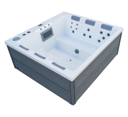 Ease spa sudut kanan whirlpool spa pesta 6 orang pijat hot tub