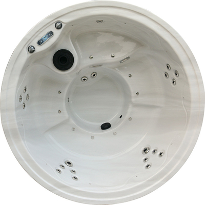 5-Person Acrylic Shell Hot Tub dengan 3kW Heater dan Bluetooth Speaker