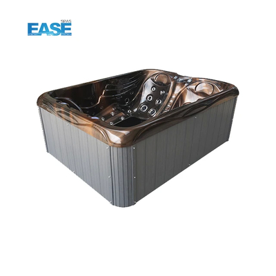 1pc LED Light Rectangle 350kg 3KW 220V Hot Tub Dengan 1pc Circulation Pump Dan Chiller
