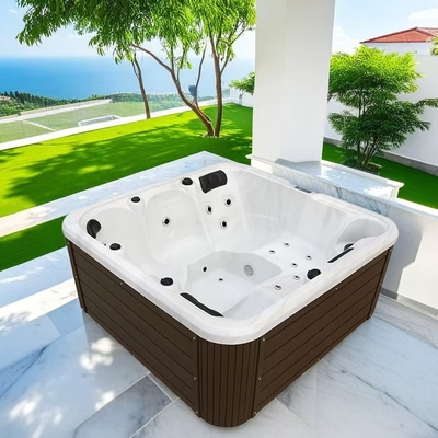 Paviliun Whirlpool Spa Tub Hidroterapi Pijat Hot Tub Kolam