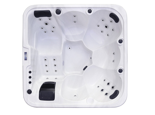 OEM Spa Factory 5 Orang Pijat Whirlpool Jacuzzi Outdoor Hot Tub dengan Sistem Pembersihan Otomatis