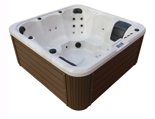 OEM Spa Factory 5 Orang Pijat Whirlpool Jacuzzi Outdoor Hot Tub dengan Sistem Pembersihan Otomatis