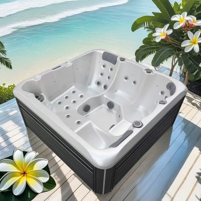 Perbaikan Kualitas Kolam Renang Spa Separuh Tangga Hidroterapi Sauna Bak Mandi Air Panas Kolam Renang untuk Setiap Ruang dan Gaya Hidup