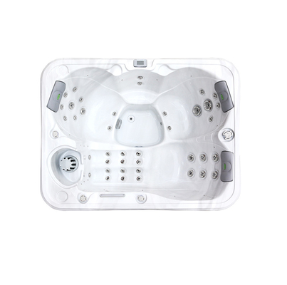 3-4 Orang Jacussii Outdoor Spa Hot Tub dengan Lampu LED dan Energi- Desain