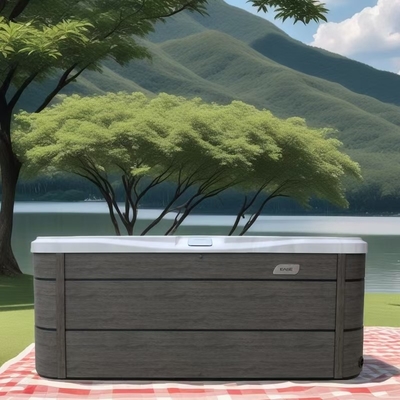3-4 Orang Jacussii Outdoor Spa Hot Tub dengan Lampu LED dan Energi- Desain