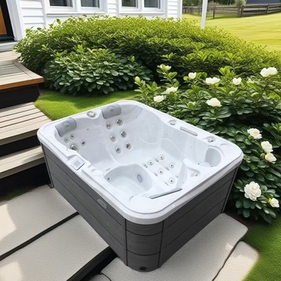 Kualitas Baik Acrylic Outdoor Bath Tub Hydro Massage Spa Pool Sauna Hot Tub Pool