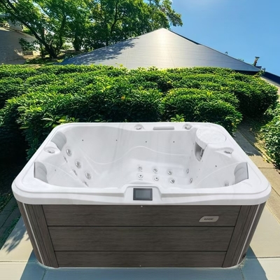 Pabrik Grosir Acrylic Outdoor Indoor Pijat Merendam Bak Mandi Hydro Hot Tub Spa Pool