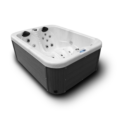 Acrylic 2 Orang Hot Tub Whirlpool Massage Garden Spa Tub Dengan Lampu Led