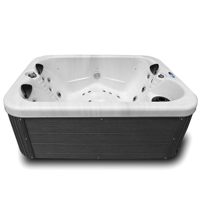 Acrylic 2 Orang Hot Tub Whirlpool Massage Garden Spa Tub Dengan Lampu Led