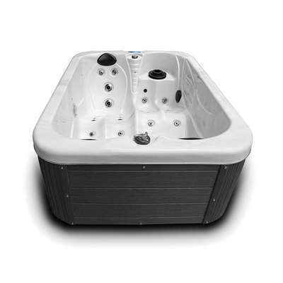 Acrylic 2 Orang Hot Tub Whirlpool Massage Garden Spa Tub Dengan Lampu Led