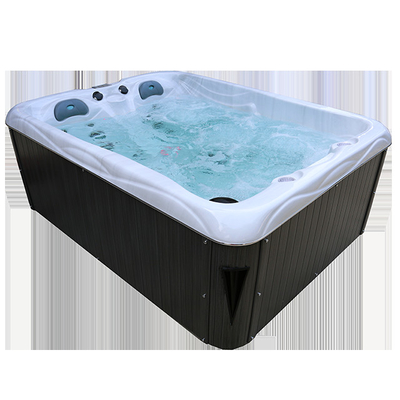 2 Launges Acrylic Hot Tub Whirlpool Bathtub Pijat Spa Luar Ruangan