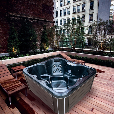 4 Orang Akrilik Portable Hot Tubs Bathtub Pijat Whirlpool