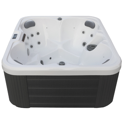 4 Orang Acrylic Hot Tub Outdoor Hydrotherapy Massage Bathtub Spa 3KW