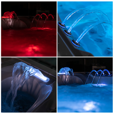 5 Orang Taman Outdoor Whirlpool Pijat Spa Bathtub Hot Tubs