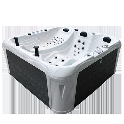 Kualitas Tinggi 4 Orang Spa Luar Ruangan Hot Tub Spa Gelembung Bathtub Untuk Pijat