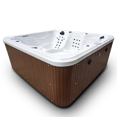 Bathtub Pijat Pusaran Air Besar Akrilik Mewah, Kolam Air Panas Spa Luar Ruangan