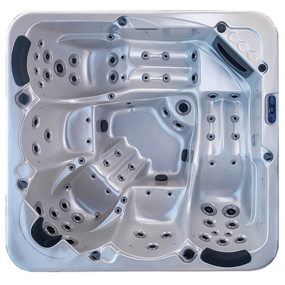 6 Orang Air Jet Whirlpool Massage Outdoor Hot Tub Dengan Pompa Hidroterapi