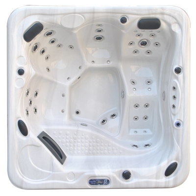 Villa 6 Orang Bathtub Pijat Akrilik Spa Hot Tub Dengan Ozonator