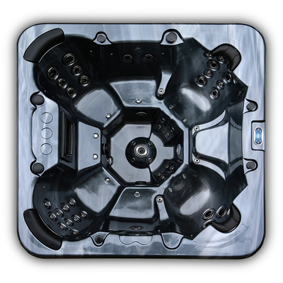 7 Kursi Pijat Bathtub Balboa System 55 Air Jets Hot Tub Untuk Keluarga