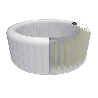 Logo Disesuaikan 6 Orang Spa Hot Tub Round Spa Tub Untuk Outdoor