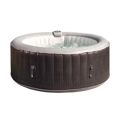 1.80m 4 People Air Jets Inflatable Spa Tub Portable Hot Tub Untuk Outdoor